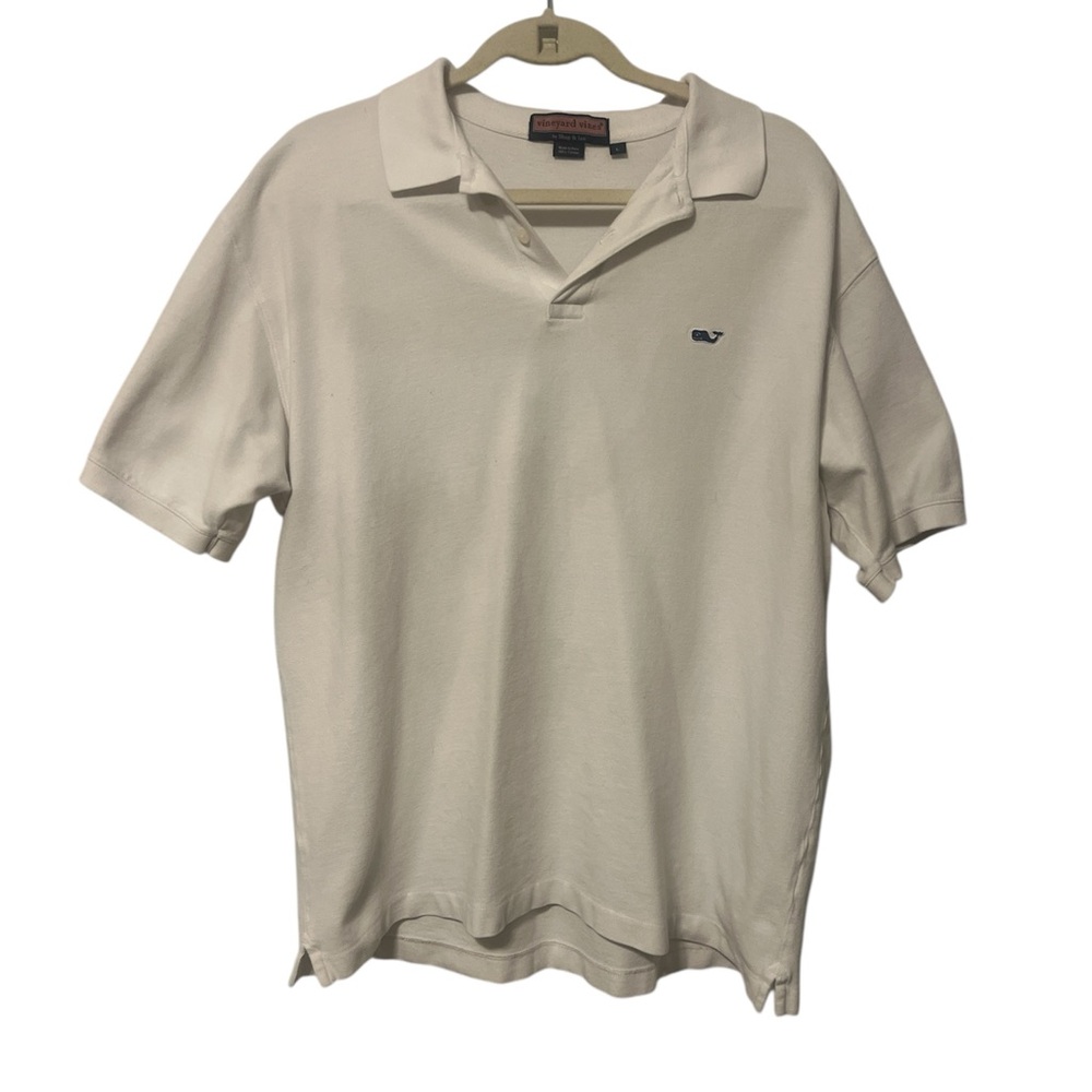 Men’s White Vineyard Vines Polo
